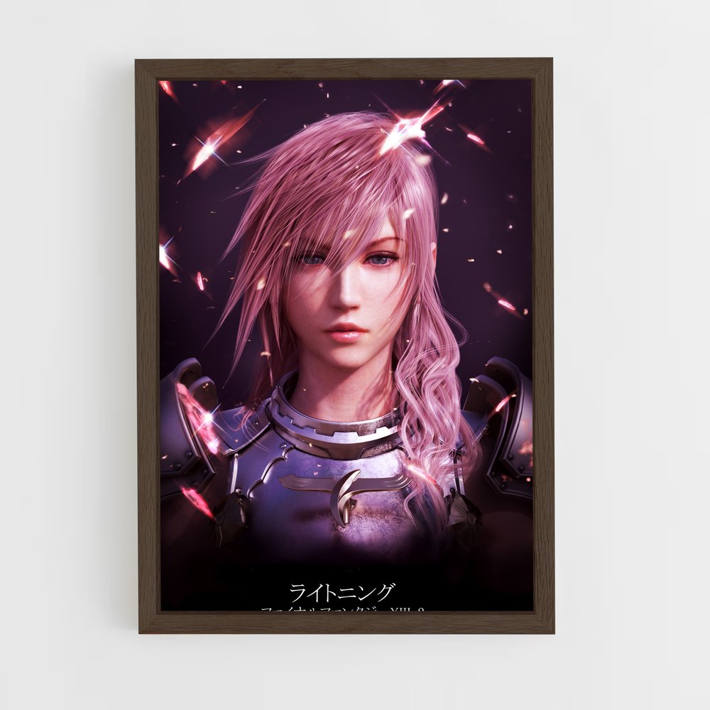 Poster Retour de Lightning – affiche Final Fantasy (vue 5)